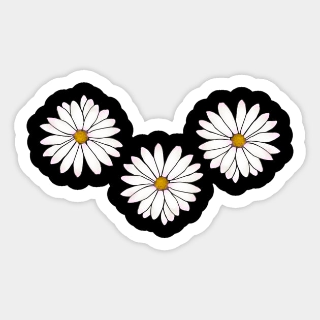 Daisy Flowers Tumblr Sticker by Adaba